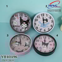 ساعات جدارية أنيقة بطابع شخصيات كرومي الطيفة