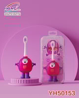 فرشاة أسنان بتصميم وحش خيالي مرح ومحبب للأطفال