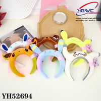 أطواق رأس من القطيفة الناعمة بتصاميم شخصيات كرتوني...