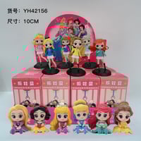 مجسمات اميرات ديزني بأسلوب مميز ولطيف