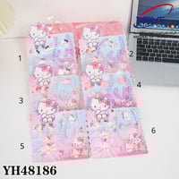 طقم إكسسوارات هيلو كيتي عقد وأسورة وتوكة شعر بألوا...