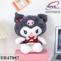 دمية كرومي المحشوة ناعمة بفساتين كيوت