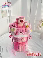 بوكية الدب لوتسو الوردية الساحرة هدية لا تُنسى