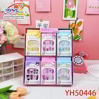 مجموعة أظافر صناعية بتصاميم شخصيات سانريو الشهيره