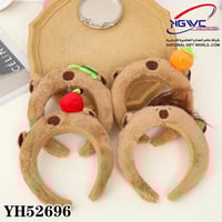 اطواق رأس قطيفة بتصميم حيوانات الغابة المرحة وزينة...