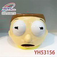 كوب سراميك بتصميم شهخصية مورتي سميث ثلاثي الأبعاد...