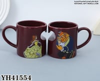 أكواب سراميك كابلز الجميلة والوحش الحب الذي يغير ك...