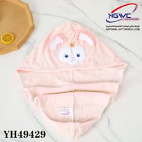 منشفة تجفيف الشعر القطيفة الأسرع والأكثر لطفاً بتص...