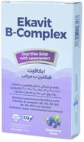 ايكافيت فيتامين ب مركب 30 شريط قابل للذوبان