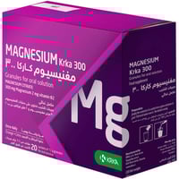 مغنيسيوم كاركا 300 مجم 20 كيس - يعزز من وظائف العض...