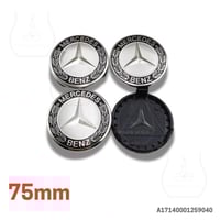 غطاء جنط أغطية جنوط مرسيدس 75مم جميع الأشكال