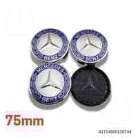 غطاء جنط أغطية جنوط مرسيدس 75مم جميع الأشكال
