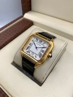 ساعة كارتير سانتوس جلد