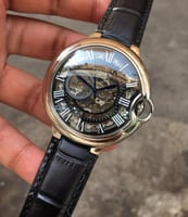 ساعة كارتير بالون بلو سكيليتون اوتوماتيك