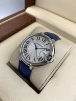 ساعة كارتير بالون جلد