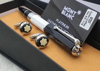 طقم مونت بلانك قلم وكبك