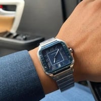 ساعة كارتير سانتوس ستيل