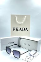 نظارة برادا أسود مع الملحقات طبق الأصل