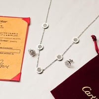 طقم كارتير فضي شامل الملحقات