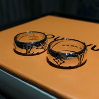 خاتم رجالي لويس فيتون فضي