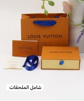 سوارة لويس فيتون جلد أسود