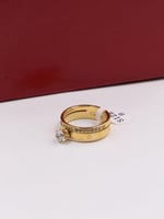 خاتم كارتير ذهبي