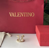 خاتم فالنتينو ذهبي كرستال