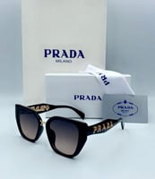 نظارة برادا أسود مع الملحقات طبق الأصل