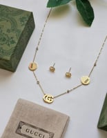 طقم قوتشي (سلسال وحلق) شامل الملحقات