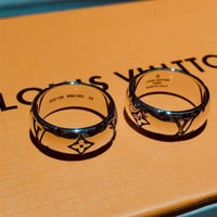 خاتم رجالي لويس فيتون فضي