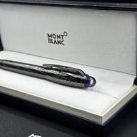 قلم مونت بلانك أسود شامل الملحقات