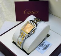 ساعة كارتير ذهبي وفضي شامل الملحقات