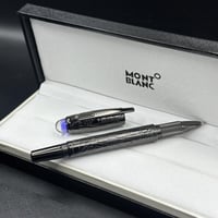 قلم مونت بلانك أسود شامل الملحقات