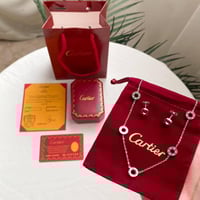 طقم كارتير فضي شامل الملحقات