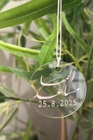 تعليقة مسكة عروس اكريلك