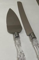 سكين شفاف فضي