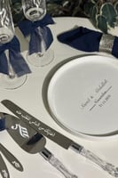 طقم كيك كحلي