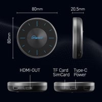 قطعة تحويل شاشة السيارة لأندرويد OTTOCAST P3 بذاكر...