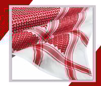 شماغ العجلان ( الذهبي ) رجالي أحمر غامق شلش