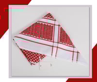 شماغ العجلان (البلاتيني) رجالي خطوط حمراء