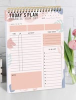 مذكرة تخطيط يومية وردي