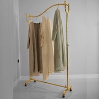 علاقة ملابس وعبايات تايواني قوية قابلة للتعديل ذهب...