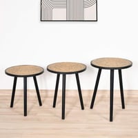 طاولات قهوة طقم 3 حبات