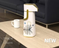 ترمس شاي وقهوة ضغط 1 لتر برسمات منوعة