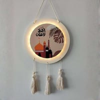 تعليقة جدارية باضاءة اهلا رمضان