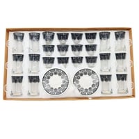 كاسات شاي وبيالات قهوة 36 قطعة