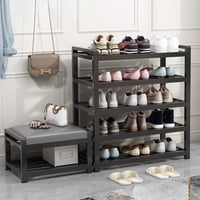 رف احذية 5 ادوار مع كرسي