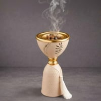 مبخرة استيل لون بيج تصميم مميز وعصري