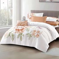 مفرش سيرلين 7قطع متعدد النقشات ناعم بالوان الجمال