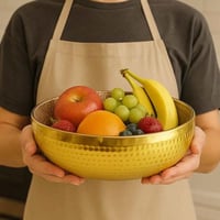 زبدية استيل 37 سم مذهب